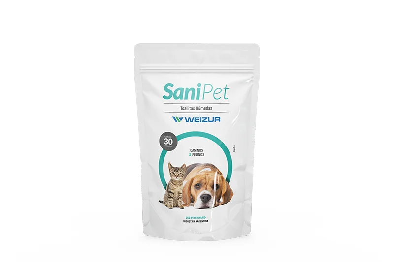 Toallitas húmedas - Sani Pet - weizur- toallitas para mascotas